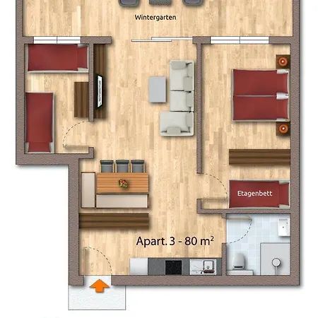 Berg Aparts Faschina - 03 Apartment
